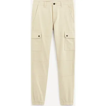 Pánské oblečení Celio Kalhoty cargo Solyte 1092703 Béžová 50