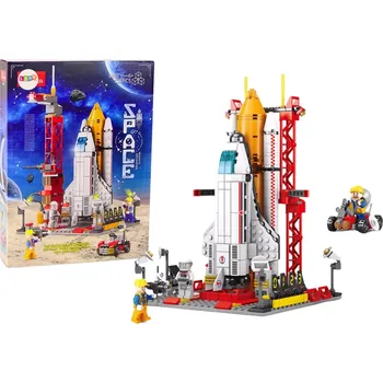 ostatní stavebnice Konstrukční stavebnice vesmírná stanice a raketa, 521 dílků