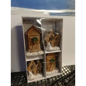 Vánoční dekorace Vánoční dekorace - Chaloupky - v.7cm