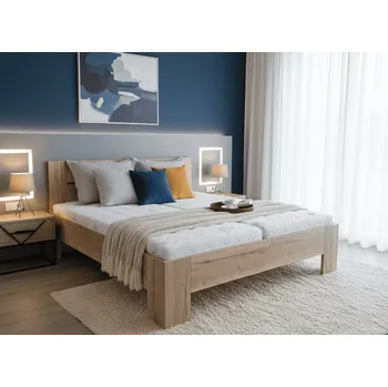 Postel Interier-Stejskal | Postel CITY DUB-HF - Rozměr postele 90x200, Délka postele délka 220cm, Dekor Lamino Dub-HF