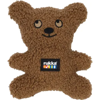 plyšák Rukka plyšák pro psy Teddy, hnědý 15x12cm