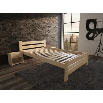Postel Interier-Stejskal Postel Eureka-2 - Rozměr postele 80x200, Barva Borovice lakovaná, Výška postele Základní varianta, Výběr roštu Bez roštu