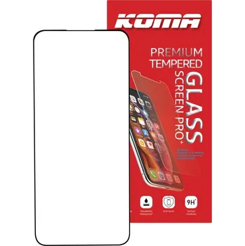 KOMA Tvrzené sklo Full Cover pro Samsung S22, zaoblení 3D, tvrdost 9H
