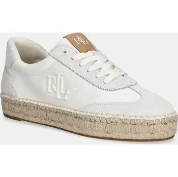 Pánská móda Tenisky Lauren Ralph Lauren Luize Sneaker 802959230001.100 bílá 00X, EUR 41