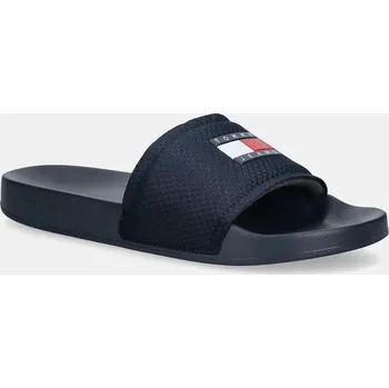 Pánské pantofle Pantofle Tommy Jeans TJM POOL SLIDE EM0EM01673 námořnická modř 59X, EUR 40