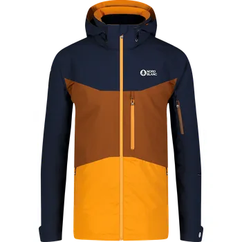 Hnědá pánská lyžařská bunda NIVAL - XL