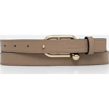 Opasek Kožený pásek Furla WC00089.BX2045.1257S béžová 80X, vel. 85