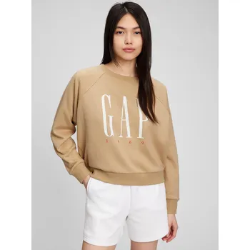 Dámská mikina Mikina vintage soft logo GAP - Dámské GAP krémová 2142154