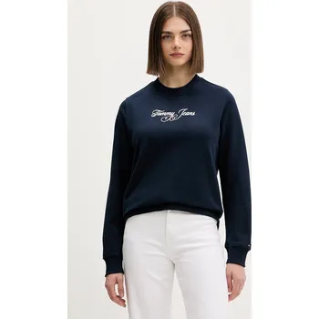 Pánská mikina Bavlněná mikina Tommy Jeans DW0DW21922 námořnická modř 59X, vel. L