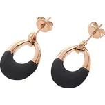 Nerezové náušnice 70024 - růžovočerné - SER.70024.A.2390 PrimSteel
