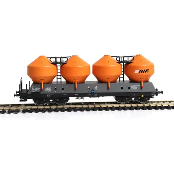 Modelová železnice TT - vůz na sypké hmoty Uacs (Raj) Uacs AWT / Igra model 96400013