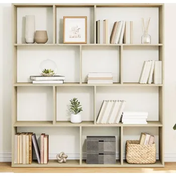 Knihovna Knihovna/dělící stěna dub sonoma 102x29x103,5 cm kompozit