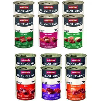 Krmivo pro psa ANIMONDA GranCarno Adult Dog Mix chutí 12x400g