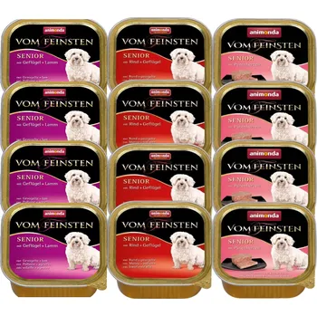 Krmivo pro psa ANIMONDA Dog Vom Feinsten Senior Mix chutí 12x150g