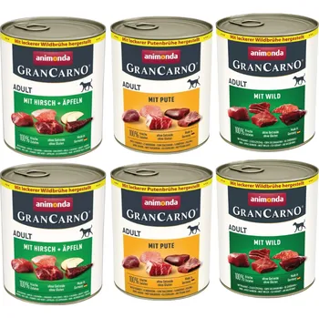 Krmivo pro psa ANIMONDA GranCarno Adult Dog Mix chutí 6x800g