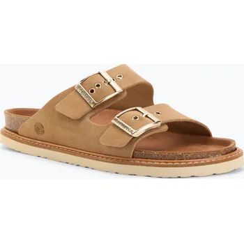 Dámské pantofle Dámské nazouváky Genuins Hawaii Velour almond