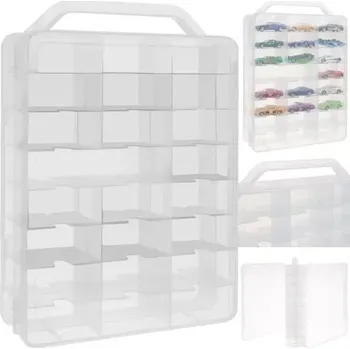 Plastový kufřík na autíčka 46 míst