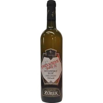 Víno Vinařství Žůrek Rulandské šedé, 2023, Exclusive, výběr z hroznů, polosuché, Žůrek, 0,75l