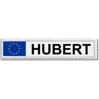 Textilie k potisku Pelisport Jmenovka s vlajkou EU tištěná Bílá verze