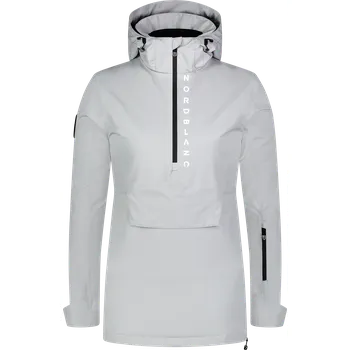 Světle šedý dámský snowboardový anorak WINTERFUN - 34