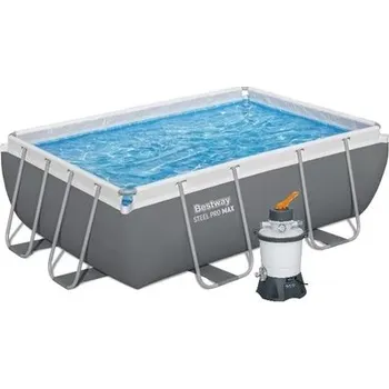 Bazén Bazén Bestway s konstrukcí 2,82 x 1,96 x 0,84m písková filtrace 2m3/hod