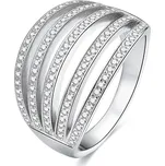 AGATO Stříbrný prsten se zirkony AGG338 Velikost: 60 (5,2 g)