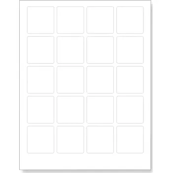 Speciální papír Samolepicí etikety 45 x 45 mm, 24 etiket, A4, 100 listů