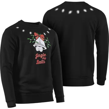 Pánská mikina Angry Beards MIKINA JINGLE BALLS Velikost: XL