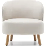 Krémové žinylkové křeslo Ulit – Kave Home ID_1760178