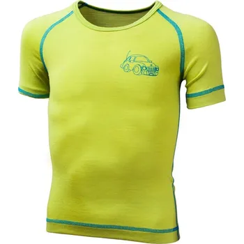 Duras Jiřík chlapecké tričko merino krátký rukáv světle zelené Velikost: 110