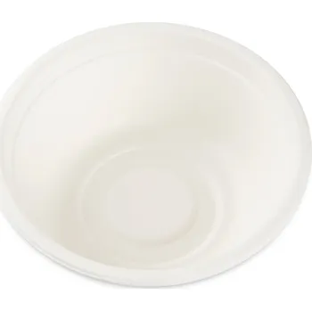 Jednorázové nádobí Jednorázová miska velká 500 ml z cukrové třtiny na polévku, guláš, salát EKO 50 kusů