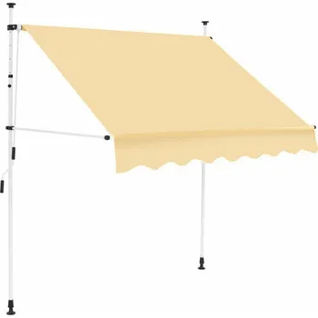 Markýza Výsuvná markýza ve více velikostech a barvách - béžová, 250x120cm
