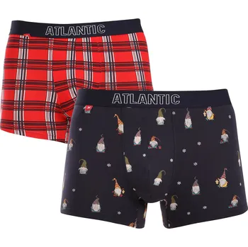 Sada pánského spodního prádla 2PACK pánské boxerky Atlantic vícebarevné (2GMH-019) S Možnost vrácení zboží ZDARMA do 120 dnů!
