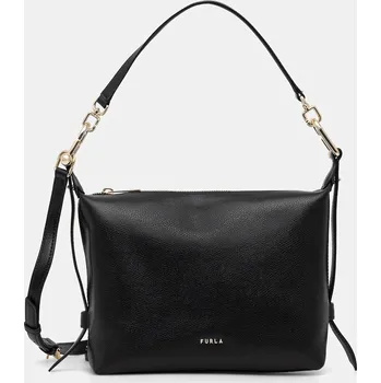 Kabelka Kožená kabelka Furla Tonie Mini Hobo WE00877.A.0023.O6000 černá 99X, vel. ONE SIZE