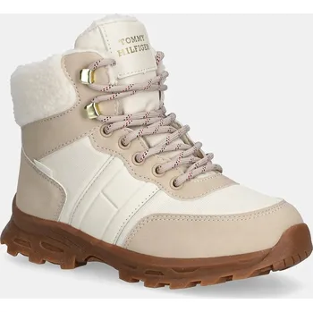 Dívčí zimní obuv Dětské zimní boty Tommy Hilfiger T3A5.34050.30.34 béžová 12X, EUR 31