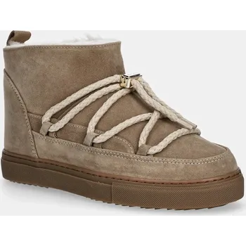 Dívčí sněhule Dětské semišové sněhule Inuikii CLASSIC LOW 3001.001.0021 béžová 80X, EUR 36