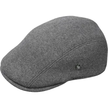 Čepice City Sport Caps Pánská zimní vlněná světle šedá bekovka - City Sport Velikost: 58 cm