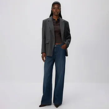 Dámské džíny Reserved - Džíny baggy fit - indigo jeans - 622GT-57J - 622GT-57J-36