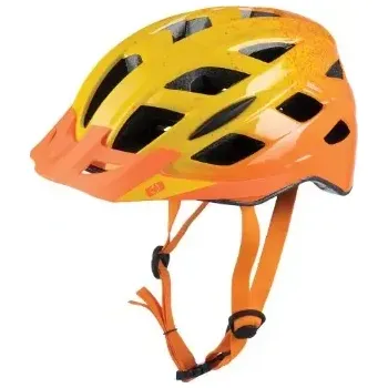 Cyklistická přilba CYKLO PŘILBA RAPTOR JUNIOR, OXFORD, DĚTSKÁ (ORANŽOVÁ/ŽLUTÁ)