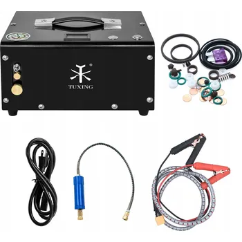 Kompresor TUXING 300 Bar PCP Vzduchový Kompresor, Měnič Napětí, Vestavěný Vodní a Olejový Filtr