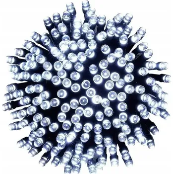 Vánoce Vánoční osvětlení na stromeček 500 LED STUDENÁ BÍLÁ 35m IP44 Stálé svícení Bez blikání