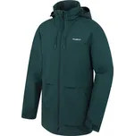 Husky Pánský hardshell kabát Nevr M dk. green