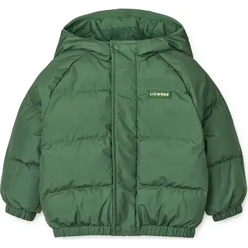 Chlapecká bunda Kojenecká bunda Liewood Adelina Jacket With Ears LW20055.9BYA zelená 77X, vel. 104
