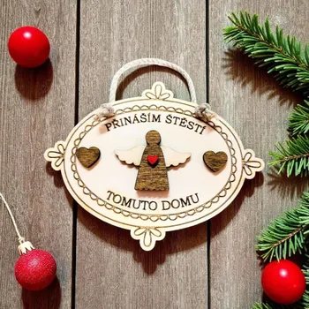 Dekorace z Řečice Závěsná Andělská cedulka ♥️