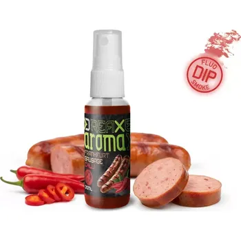 Návnadové aroma DELPHIN Dipovací sprej AromaX 30ml Frankfurtská klobása - chilli (DELPHIN Dipovací sprej AromaX 30ml Frankfurtská klobása - chilli)