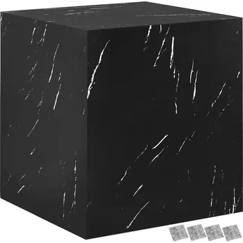 Konferenční stolek TecTake GmbH 406033 konferenční stolek lasley, nosnost 45 kg - vzhled černého mramoru,45 x 45 x 50 cm