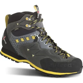 Pánská treková obuv Kotníková turistická obuv KAYLAND Vitrik Mid Gtx, Dark grey/Yellow - 41