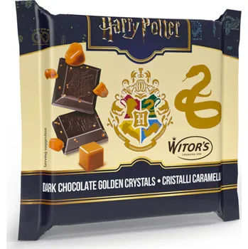 Čokoláda Witor's Hořká čokoláda s křupavým karamelem 40g, Harry Potter