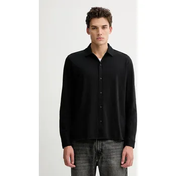 Pánská košile Bavlněná košile Marc O'Polo 5000007708 černá 99X, vel. L