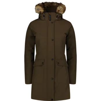 Khaki dámský péřový kabát GELID - 38